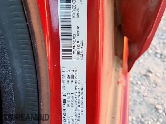 ✅ 2014 Dodge Avenger SE • VIN: 1C3CDZAB4EN132733 • Lot: 92057685. Wystawiony na Copart z przebiegiem 183 209 mil. Bezpłatny archiwum sprzedaży aukcyjnych z USA i szczegółowy raport historii pojazdu na DreamBid. Zdjęcie 12.