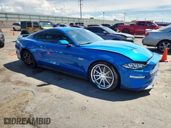 ✅ 2021 Ford Mustang GT • VIN: 1FA6P8CF4M5103845 • Lot: 70664745. Listed on Copart with 50,706 mi. Free auction sales archive from the USA and detailed vehicle history report at DreamBid. Image 4.