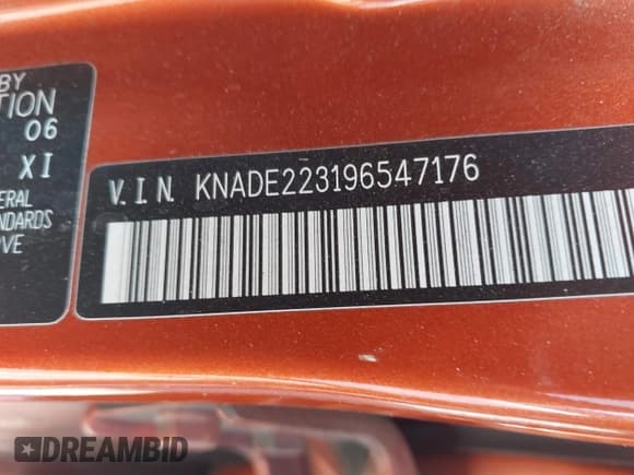 ✅ 2009 Kia Rio LX • VIN: KNADE223196547176 • Lot: 42754750. Wystawiony na IAAI z przebiegiem 111 006 mil. Bezpłatny archiwum sprzedaży aukcyjnych z USA i szczegółowy raport historii pojazdu na DreamBid. Zdjęcie 9.