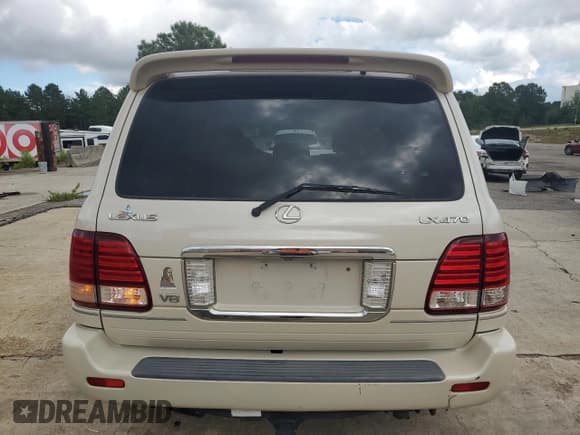 ✅ 2007 Lexus LX 470 • VIN: JTJHT00W974020052 • Lot: 68703835. Listed on Copart with 244,511 mi. Free auction sales archive from the USA and detailed vehicle history report at DreamBid. Image 6.