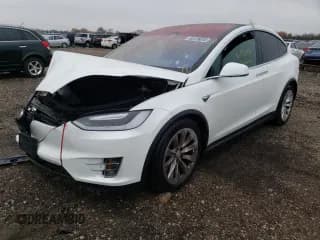✅ 2017 Tesla Model X 90D • VIN: 5YJXCBE2XHF059663 • Lot: 64125812. Listed on Copart with 76,600 mi. Free auction sales archive from the USA and detailed vehicle history report at DreamBid. Image 2.