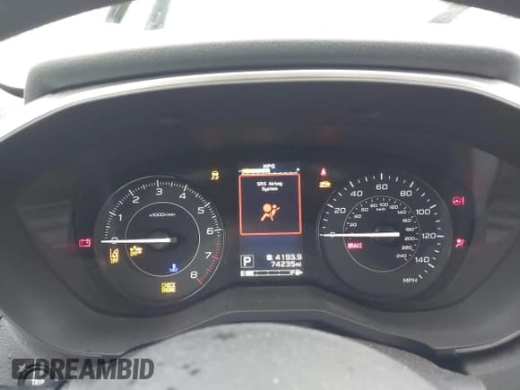 ✅ 2017 Subaru Impreza Premium • VIN: 4S3GTAD63H3711082 • Lot: 43513367. Listed on IAAI with 74,235 mi. Free auction sales archive from the USA and detailed vehicle history report at DreamBid. Image 7.