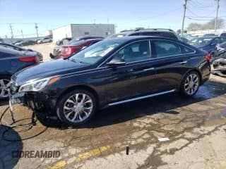✅ 2015 Hyundai Sonata Sport • VIN: 5NPE34AB2FH143838 • Лот: 50881473. Опубликован ранее на Copart с пробегом 108 083 миль. Бесплатный доступ к архиву аукционных продаж из США и подробный отчёт об истории автомобиля на DreamBid. Изображение 1.