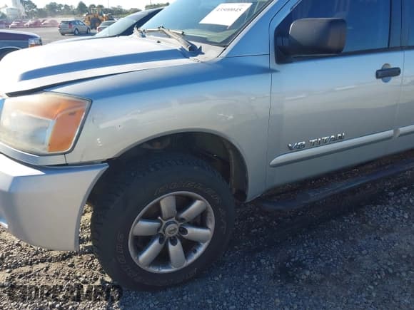 ✅ 2008 Nissan Titan SE • VIN: 1N6BA07G68N301182 • Lot: 43500045. Listed on IAAI with 196,531 mi. Free auction sales archive from the USA and detailed vehicle history report at DreamBid. Image 6.