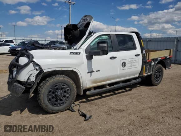 2024 Chevrolet Silverado 3500HD LT с VIN 2GC4YTEY4R1165755, выставлен на аукционе Copart как лот 56788505 с пробегом Не указан миль и Списание • Salvage title. История ставок и продаж доступна на DreamBid. Изображение 1.