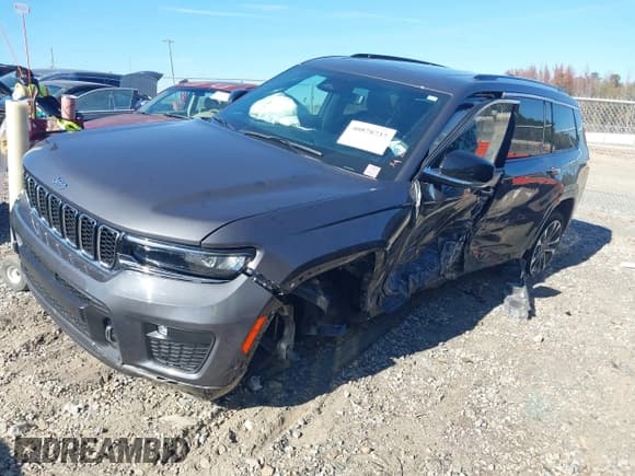 ✅ 2022 Jeep Grand Cherokee Overland • VIN: 1C4RJJDG6N8570854 • Lot: 40878737. Listed on IAAI with 19,947 mi. Free auction sales archive from the USA and detailed vehicle history report at DreamBid. Image 2.