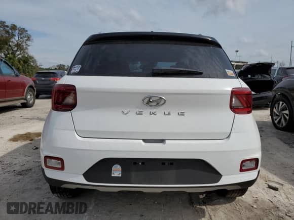 2023 Hyundai Venue SEL with VIN KMHRC8A32PU265524, listed as a Copart auction lot 78009124 with 23,219 mi miles and Salvage title. Bid and sale history available at DreamBid. Image 6.