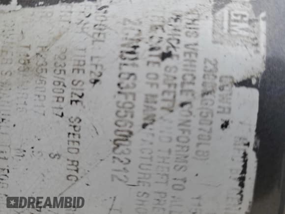 ✅ 2005 Chevrolet Equinox LT • VIN: 2CNDL63F956003212 • Lot: 81451945. Listed on Copart with 178,753 mi. Free auction sales archive from the USA and detailed vehicle history report at DreamBid. Image 13.