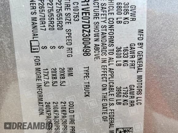 ✅ 2013 GMC Sierra 1500 SLE • VIN: 1GTR1VE07DZ300498 • Lot: 71650305. Wystawiony na Copart z przebiegiem 80 278 mil. Bezpłatny archiwum sprzedaży aukcyjnych z USA i szczegółowy raport historii pojazdu na DreamBid. Zdjęcie 12.