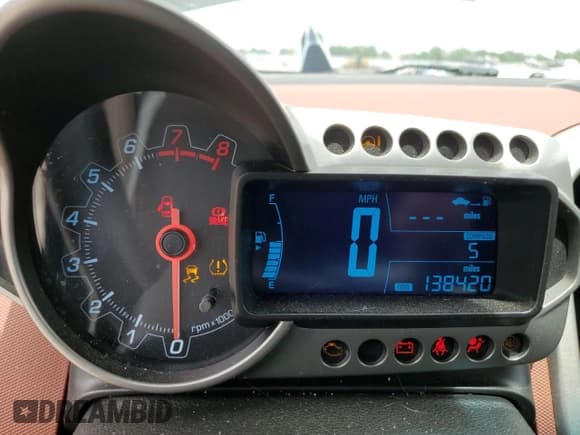 ✅ 2013 Chevrolet Sonic LTZ • VIN: 1G1JE5SH0D4102525 • Lot: 60976595. Listed on Copart with 138,420 mi. Free auction sales archive from the USA and detailed vehicle history report at DreamBid. Image 9.