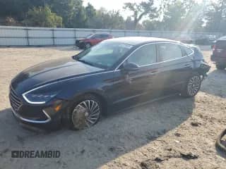 2022 Hyundai Sonata Limited z VIN KMHL54JJ1NA045491, wystawiony jako Copart lot #62319535 z przebiegiem 25 821 mil mil oraz Szkoda całkowita • Salvage title. Historia ofert i sprzedaży dostępna na DreamBid. Obrazek 1.