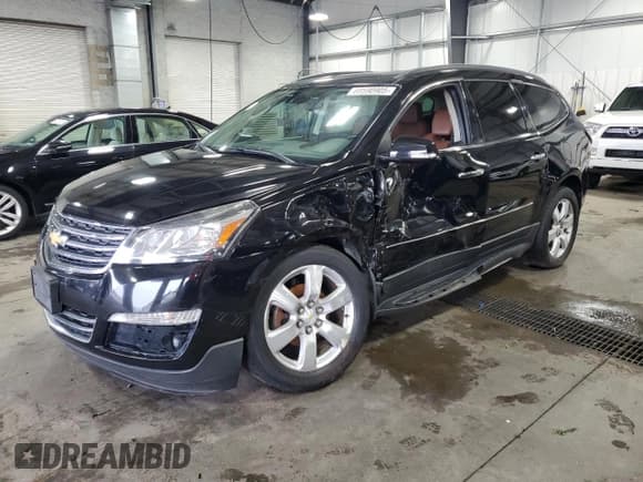✅ 2016 Chevrolet Traverse LTZ • VIN: 1GNKVJKD8GJ142463 • Lot: 69590905. Wystawiony na Copart z przebiegiem 127 007 mil. Bezpłatny archiwum sprzedaży aukcyjnych z USA i szczegółowy raport historii pojazdu na DreamBid. Zdjęcie 1.