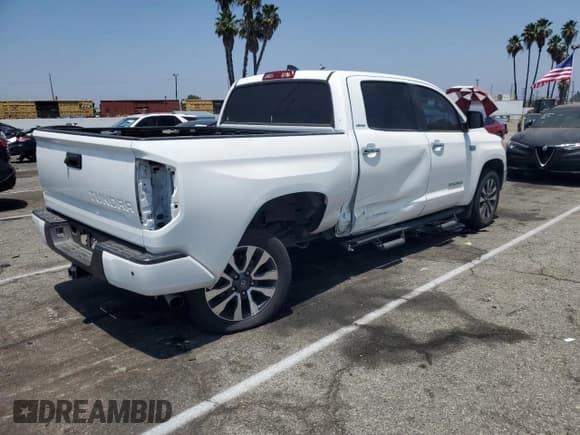 ✅ 2021 Toyota Tundra Limited • VIN: 5TFFY5F16MX293416 • Lot: 57102514. Wystawiony na Copart z przebiegiem 24 902 mil. Bezpłatny archiwum sprzedaży aukcyjnych z USA i szczegółowy raport historii pojazdu na DreamBid. Zdjęcie 3.