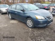 ✅ 2014 Nissan Sentra S • VIN: 3N1AB7AP2EY300108 • Lot: 43788945. Wystawiony na IAAI z przebiegiem 155 749 mil. Bezpłatny archiwum sprzedaży aukcyjnych z USA i szczegółowy raport historii pojazdu na DreamBid. Zdjęcie 1.