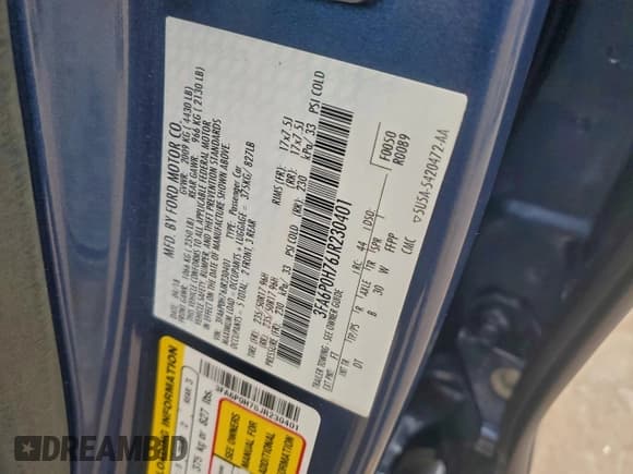 ✅ 2018 Ford Fusion SE • VIN: 3FA6P0H76JR230401 • Lot: 94171915. Wystawiony na Copart z przebiegiem 80 064 mil. Bezpłatny archiwum sprzedaży aukcyjnych z USA i szczegółowy raport historii pojazdu na DreamBid. Zdjęcie 12.