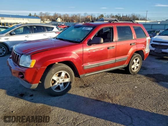 ✅ 2006 Jeep Grand Cherokee Laredo • VIN: 1J4GR48KX6C222421 • Лот: 90680775. Опубликован ранее на Copart с пробегом 199 615 миль. Бесплатный доступ к архиву аукционных продаж из США и подробный отчёт об истории автомобиля на DreamBid. Изображение 1.