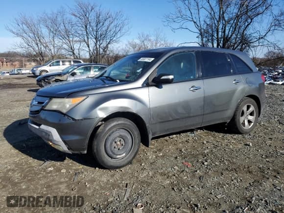 ✅ 2008 Acura MDX Sport • VIN: 2HNYD28598H525420 • Lot: 86907194. Wystawiony na Copart z przebiegiem 295 286 mil. Bezpłatny archiwum sprzedaży aukcyjnych z USA i szczegółowy raport historii pojazdu na DreamBid. Zdjęcie 1.