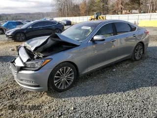 ✅ 2016 Hyundai Genesis 3.8L • VIN: KMHGN4JE0GU127864 • Lot: 85046654. Wystawiony na Copart z przebiegiem 145 105 mil. Bezpłatny archiwum sprzedaży aukcyjnych z USA i szczegółowy raport historii pojazdu na DreamBid. Zdjęcie 1.