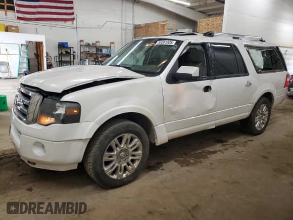 ✅ 2011 Ford Expedition Max Limited • VIN: 1FMJK2A50BEF08412 • Lot: 55081005. Listed on Copart with 201,897 mi. Free auction sales archive from the USA and detailed vehicle history report at DreamBid. Image 1.