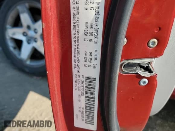 2007 Dodge Caliber R/T с VIN 1B3HE78K07D152920, выставлен на аукционе Copart как лот 62710374 с пробегом 150 307 миль миль и Списание • Salvage title. История ставок и продаж доступна на DreamBid. Изображение 12.