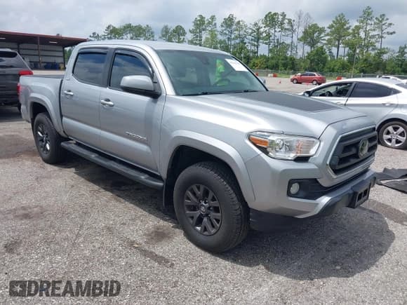 ✅ 2021 Toyota Tacoma SR5 • VIN: 3TYAZ5CN0MT003244 • Lot: 42942708. Listed on IAAI with 55,848 mi. Free auction sales archive from the USA and detailed vehicle history report at DreamBid. Image 1.