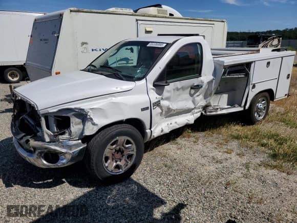 ✅ 2007 Dodge 2500 ST • VIN: 3D6WR26D67G788076 • Лот: 55336995. Опубликован ранее на Copart с пробегом 151 490 миль. Бесплатный доступ к архиву аукционных продаж из США и подробный отчёт об истории автомобиля на DreamBid. Изображение 1.