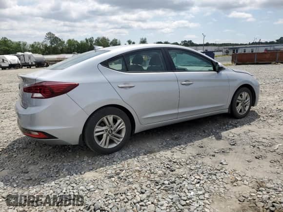 2020 Hyundai Elantra Value Edition with VIN KMHD84LF5LU024451, listed as a Copart auction lot 53398695 with 267,302 mi miles and Salvage title. Bid and sale history available at DreamBid. Image 3.