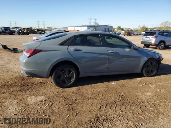2021 Hyundai Elantra SEL with VIN KMHLM4AG1MU071030, listed as a Copart auction lot 85767735 with 53,562 mi miles and Salvage title. Bid and sale history available at DreamBid. Image 3.