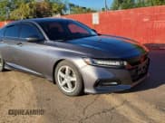 ✅ 2018 Honda Accord Touring • VIN: 1HGCV1F9XJA076588 • Лот: 91554825. Опубликован ранее на Copart с пробегом 99 472 миль. Бесплатный доступ к архиву аукционных продаж из США и подробный отчёт об истории автомобиля на DreamBid. Изображение 1.