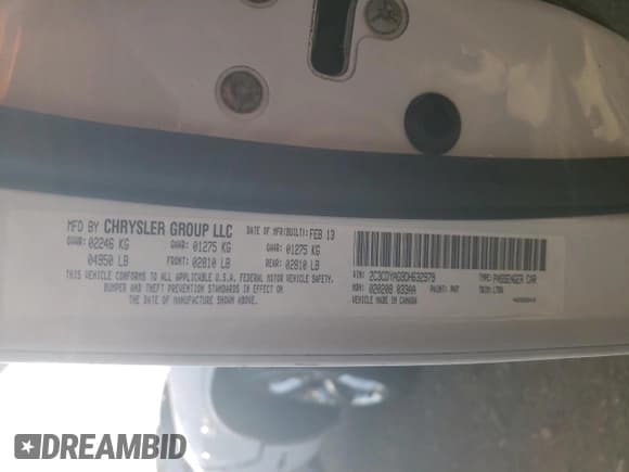 ✅ 2013 Dodge Challenger SXT • VIN: 2C3CDYAG9DH632979 • Lot: 74525674. Wystawiony na Copart z przebiegiem 94 409 mil. Bezpłatny archiwum sprzedaży aukcyjnych z USA i szczegółowy raport historii pojazdu na DreamBid. Zdjęcie 12.