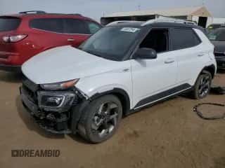 2023 Hyundai Venue SEL с VIN KMHRC8A39PU213422, выставлен на аукционе Copart как лот 75837244 с пробегом 23 413 миль миль и Списание • Salvage title. История ставок и продаж доступна на DreamBid. Изображение 1.