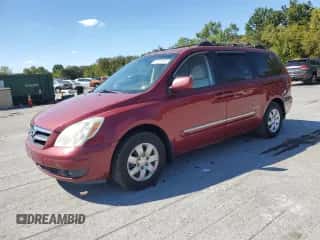 2008 Hyundai Entourage GLS z VIN KNDMC233586044725, wystawiony jako Copart lot #80720585 z przebiegiem 112 875 mil mil oraz Szkoda całkowita • Salvage title. Historia ofert i sprzedaży dostępna na DreamBid. Obrazek 1.