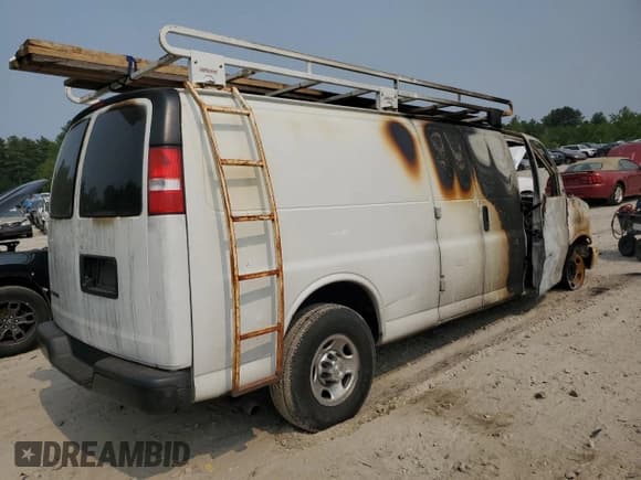 ✅ 2021 Chevrolet Express Cargo • VIN: 1GCWGBFP8M1241990 • Lot: 59414835. Listed on Copart with Not provided. Free auction sales archive from the USA and detailed vehicle history report at DreamBid. Image 3.