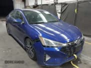 ✅ 2019 Hyundai Elantra Sport • VIN: KMHD04LB7KU835283 • Lot: 43320865. Listed on IAAI with 42,546 mi. Free auction sales archive from the USA and detailed vehicle history report at DreamBid. Image 1.