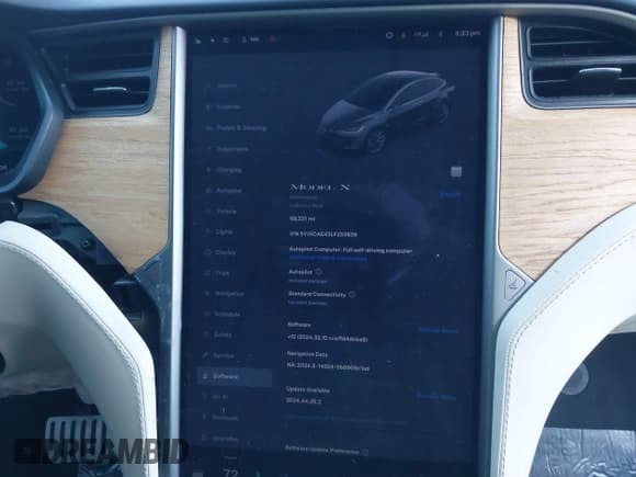 ✅ 2020 Tesla Model X Performance • VIN: 5YJXCAE43LF233836 • Lot: 41067464. Listed on IAAI with 69,231 mi. Free auction sales archive from the USA and detailed vehicle history report at DreamBid. Image 19.