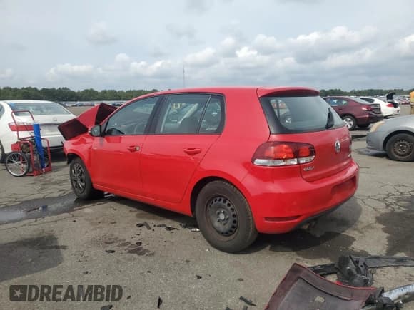 ✅ 2012 Volkswagen Golf • VIN: WVWDB7AJ2CW328968 • Lot: 80742885. Listed on Copart with 94,084 mi. Free auction sales archive from the USA and detailed vehicle history report at DreamBid. Image 2.