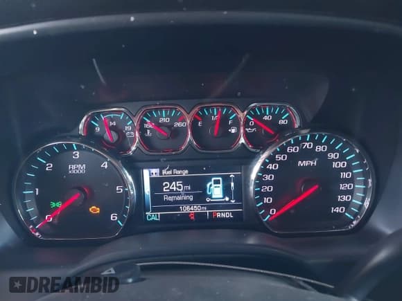 ✅ 2017 Chevrolet Silverado 1500 LT • VIN: 1GCVKREC2HZ269938 • Lot: 43462138. Listed on IAAI with 106,450 mi. Free auction sales archive from the USA and detailed vehicle history report at DreamBid. Image 7.