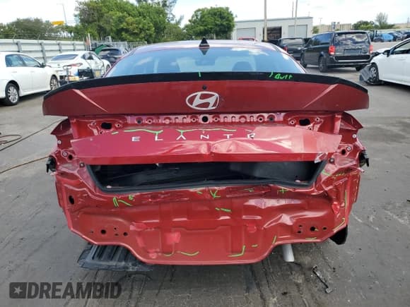 ✅ 2025 Hyundai Elantra SEL Sport • VIN: KMHLM4DGXSU020361 • Lot: 87305495. Listed on Copart with 3,056 mi. Free auction sales archive from the USA and detailed vehicle history report at DreamBid. Image 6.