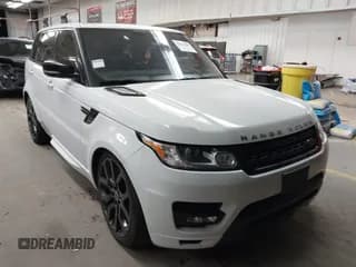✅ 2016 Land Rover Range Rover Sport Dynamic • VIN: SALWR2EF0GA106955 • Lot: 43836393. Listed on IAAI with 90,446 mi. Free auction sales archive from the USA and detailed vehicle history report at DreamBid. Image 1.