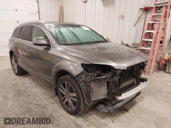 ✅ 2012 Audi Q7 Premium Plus • VIN: WA1LMAFE3CD000222 • Lot: 43585937. Listed on IAAI with 133,692 mi. Free auction sales archive from the USA and detailed vehicle history report at DreamBid. Image 1.