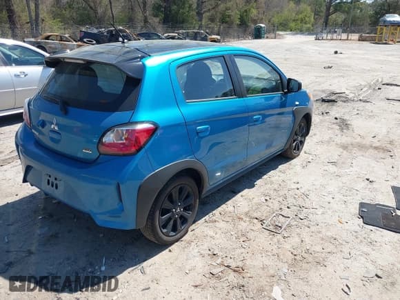 ✅ 2024 Mitsubishi Mirage Black Edition • VIN: ML32AWHJ9RH006256 • Lot: 41887802. Listed on IAAI with 5,396 mi. Free auction sales archive from the USA and detailed vehicle history report at DreamBid. Image 4.