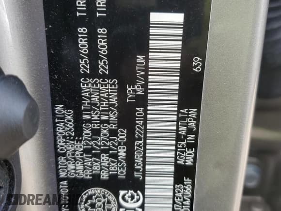 ✅ 2020 Lexus NX 300 • VIN: JTJGARDZ3L2224104 • Лот: 57205545. Опубликован ранее на Copart с пробегом 10 036 миль. Бесплатный доступ к архиву аукционных продаж из США и подробный отчёт об истории автомобиля на DreamBid. Изображение 13.