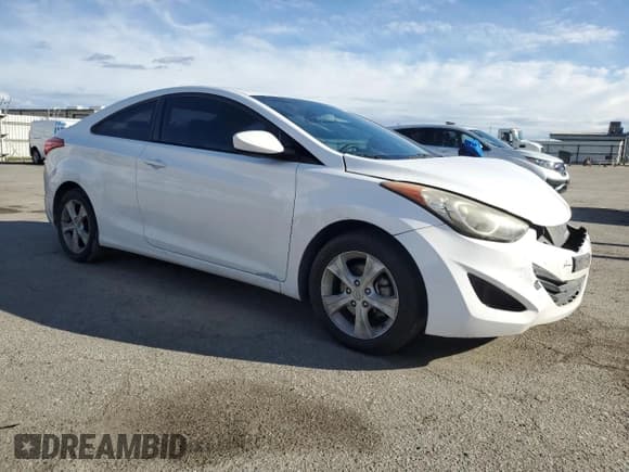 ✅ 2013 Hyundai Elantra GS • VIN: KMHDH6AE0DU010481 • Lot: 48286215. Listed on Copart with 97,274 mi. Free auction sales archive from the USA and detailed vehicle history report at DreamBid. Image 4.