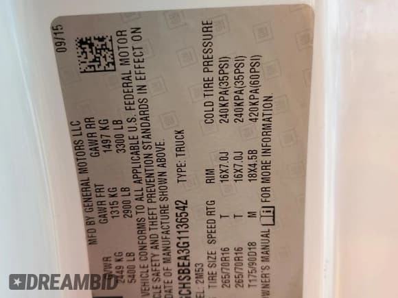 ✅ 2016 Chevrolet Colorado 2WD WT • VIN: 1GCHSBEA3G1136542 • Лот: 69515014. Опубликован ранее на Copart с пробегом 88 741 миль. Бесплатный доступ к архиву аукционных продаж из США и подробный отчёт об истории автомобиля на DreamBid. Изображение 14.