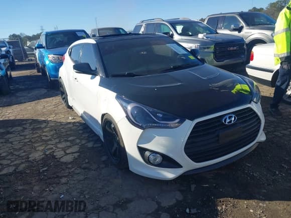 ✅ 2013 Hyundai Veloster Turbo • VIN: KMHTC6AE0DU128766 • Lot: 41351093. Wystawiony na IAAI z przebiegiem 128 537 mil. Bezpłatny archiwum sprzedaży aukcyjnych z USA i szczegółowy raport historii pojazdu na DreamBid. Zdjęcie 1.