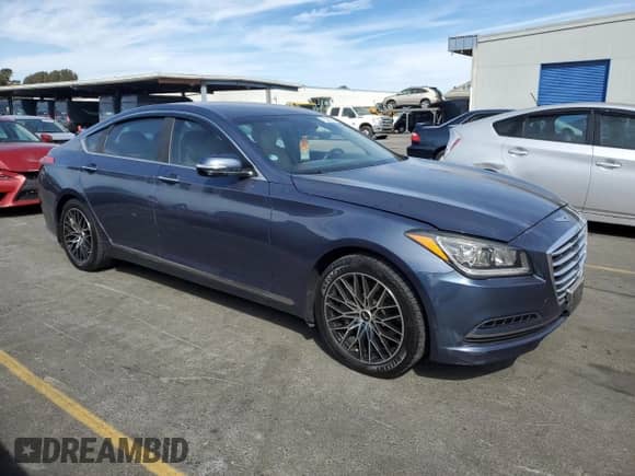 2015 Hyundai Genesis 3.8L z VIN KMHGN4JE5FU102263, wystawiony jako Copart lot #75293374 z przebiegiem 118 394 mil mil oraz Szkoda całkowita • Salvage title. Historia ofert i sprzedaży dostępna na DreamBid. Obrazek 4.
