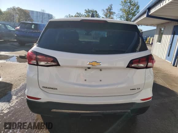 2024 Chevrolet Equinox LT with VIN 3GNAXUEG3RL341901, listed as a Copart auction lot 84887345 with 22,396 mi miles and Salvage title. Bid and sale history available at DreamBid. Image 6.