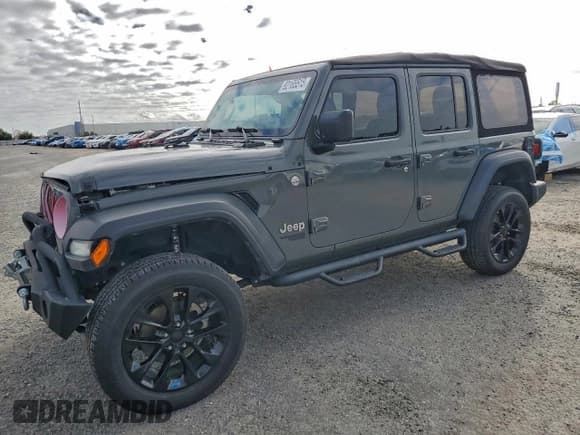 ✅ 2020 Jeep Wrangler Unlimited Sport • VIN: 1C4HJXDG1LW167582 • Lot: 92165515. Wystawiony na Copart z przebiegiem 57 146 mil. Bezpłatny archiwum sprzedaży aukcyjnych z USA i szczegółowy raport historii pojazdu na DreamBid. Zdjęcie 1.