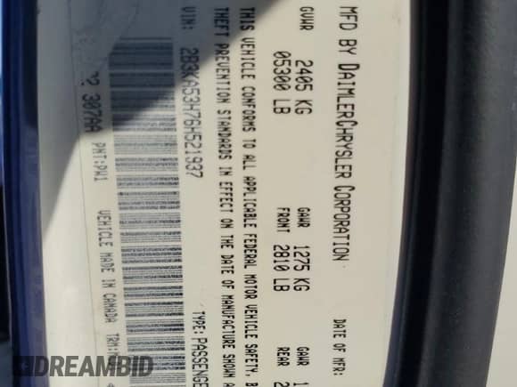 2006 Dodge Charger R/T with VIN 2B3KA53H76H521937, listed as a Copart auction lot 77455534 with 103,060 mi miles and Salvage title. Bid and sale history available at DreamBid. Image 13.