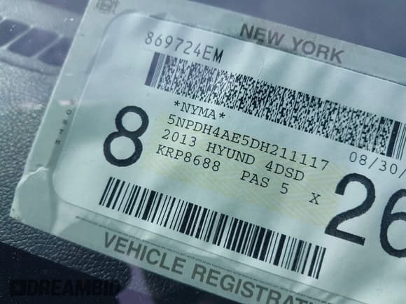 ✅ 2013 Hyundai Elantra GLS • VIN: 5NPDH4AE5DH211117 • Лот: 43664459. Опубликован ранее на IAAI с пробегом 103 701 миль. Бесплатный доступ к архиву аукционных продаж из США и подробный отчёт об истории автомобиля на DreamBid. Изображение 12.